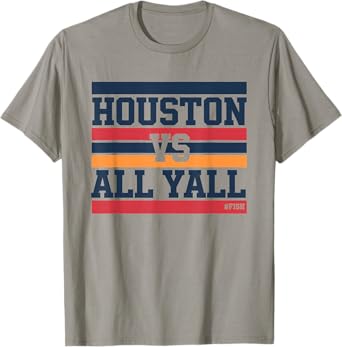 Houston VS All Y'all Hashtag # Fish Bayou City T-Shirt
