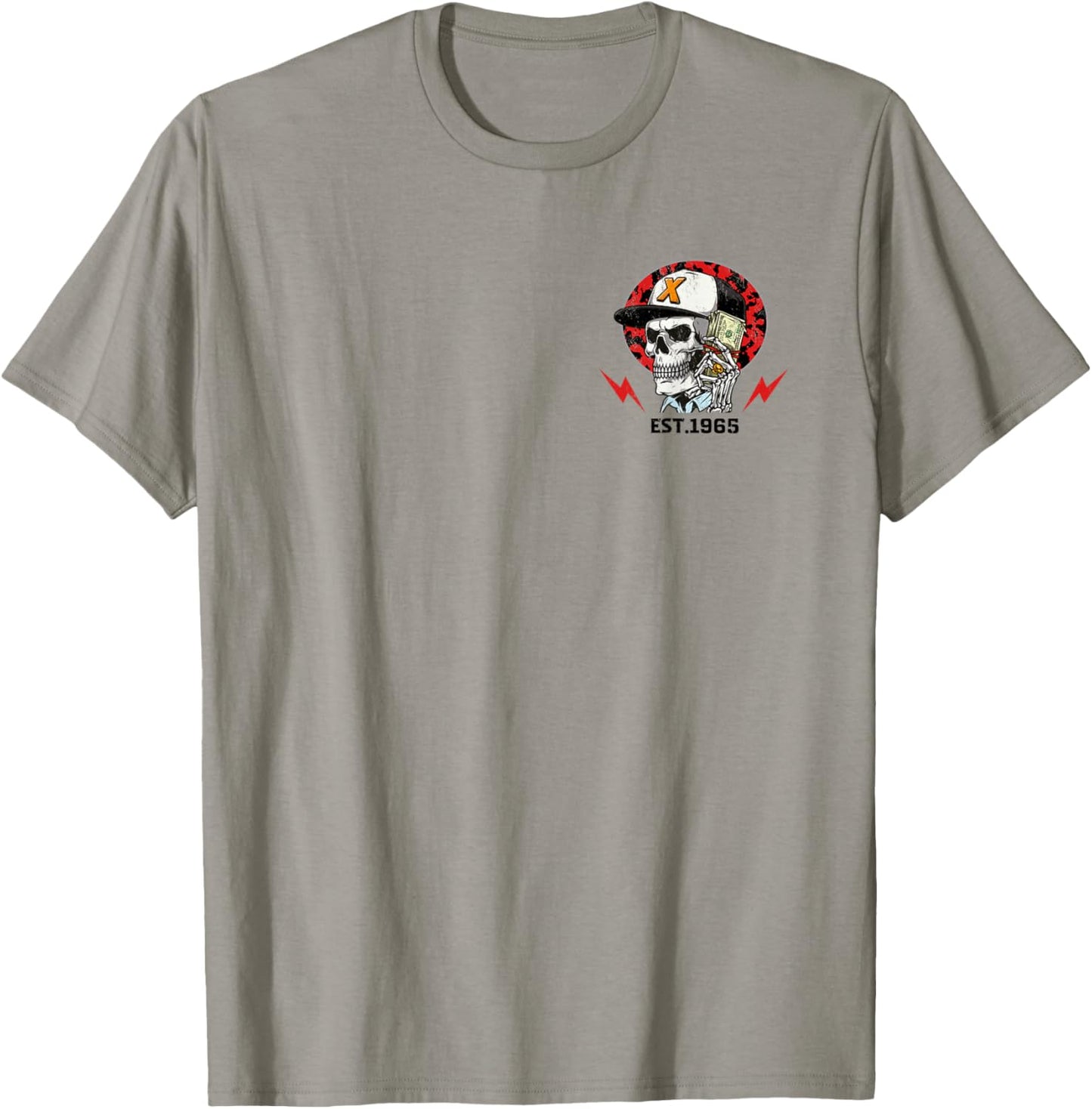 Skeleton Working Like Crazy To Support The Lazy Gen X T-Shirt