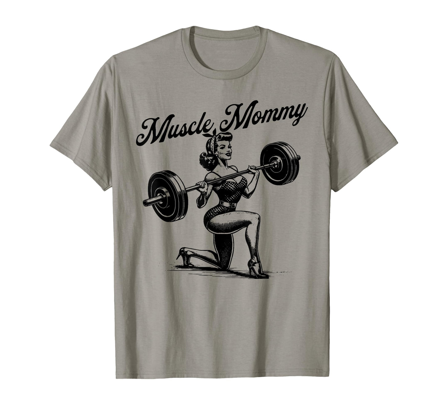 Muscle Mommy Funny Mama Happy Mother's Day Mom Life Retro T-Shirt