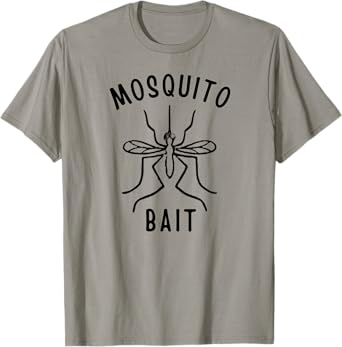 Mosquito Bait Funny Camping Campfire Outdoors Bug Bite T-Shirt