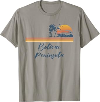 Bolivar Peninsula Texas Family Matching Vacation Summer T-Shirt