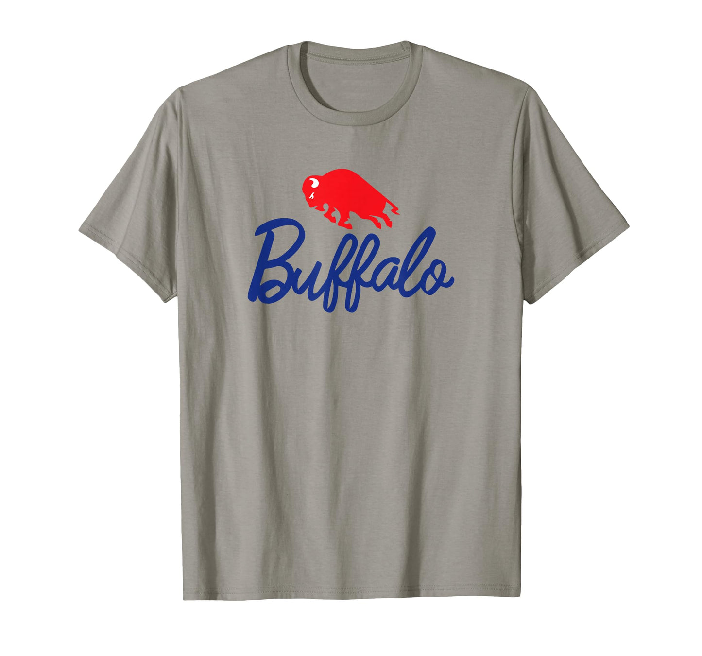 Buffalo Charging red Bison - NY New York 716 Pride Cute BUF T-Shirt