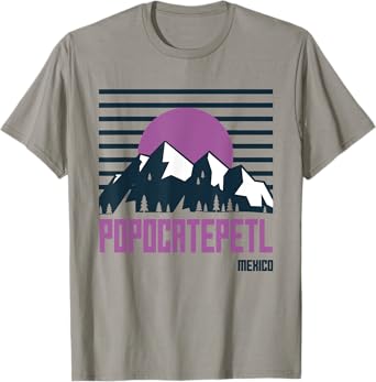 Popocatepetl Mountains Mexico Hiking Outdoors T-Shirt