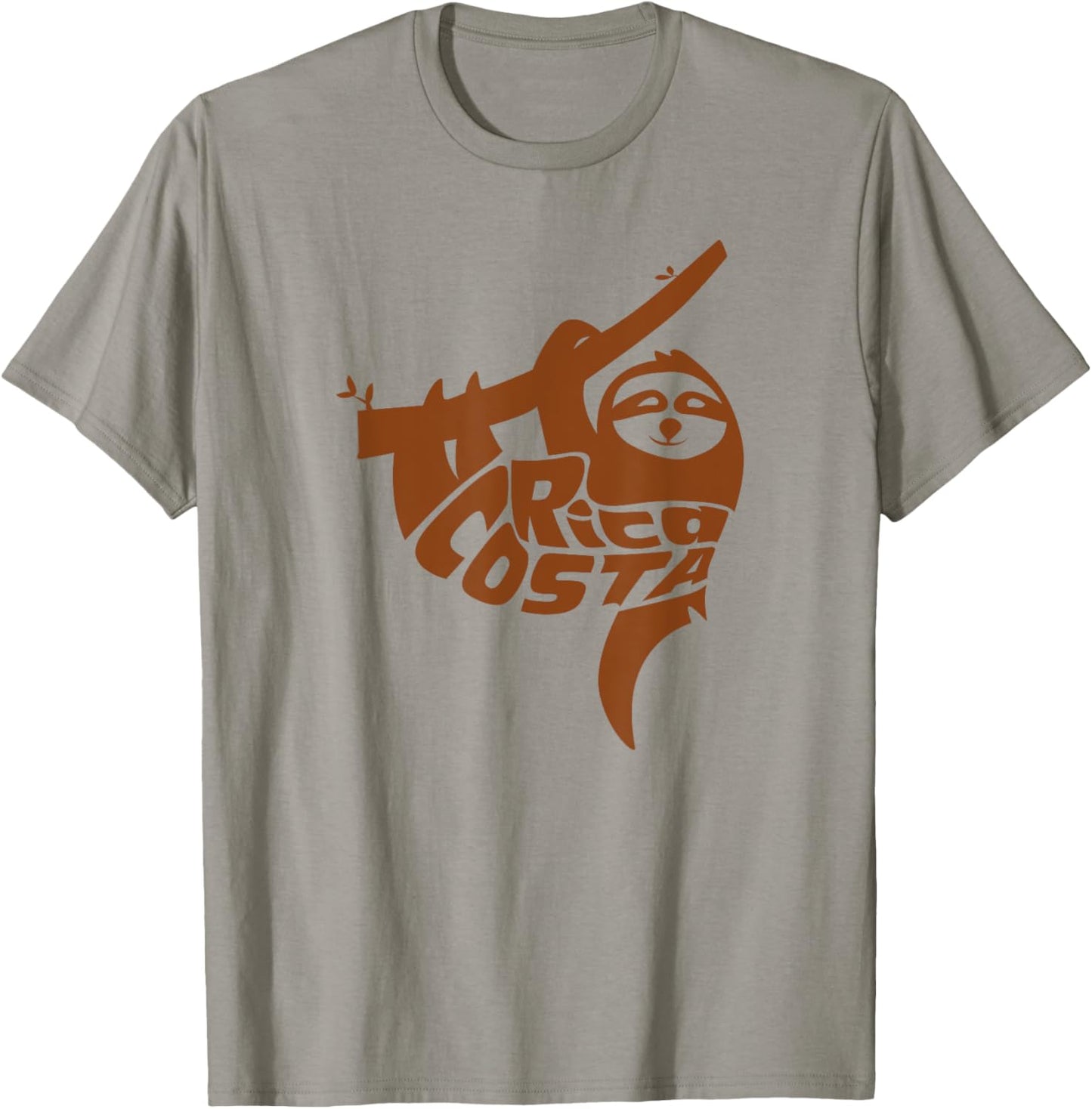 Costa Rica Sloth Word Art - Funny Animal T-Shirt