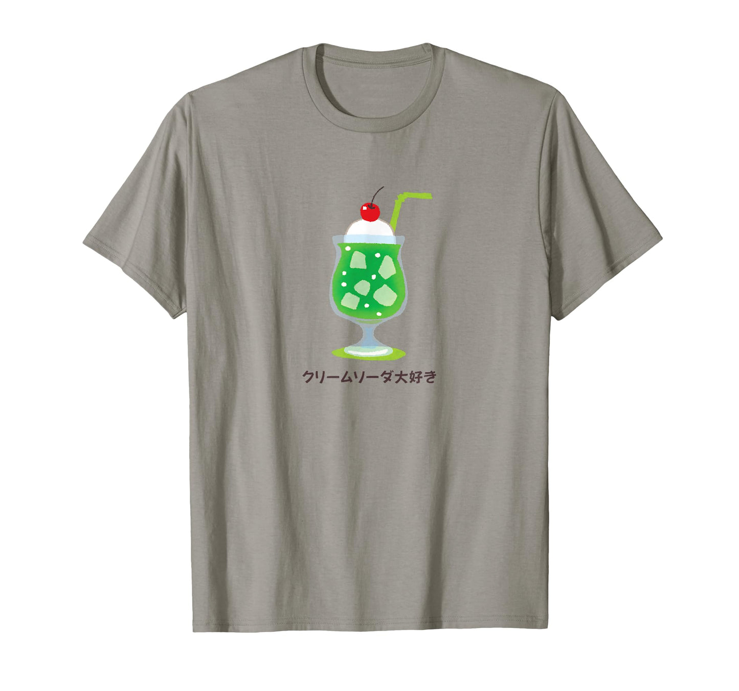 Japanese Cream Soda Retro Melon Float Kawaii Aesthetic T-Shirt