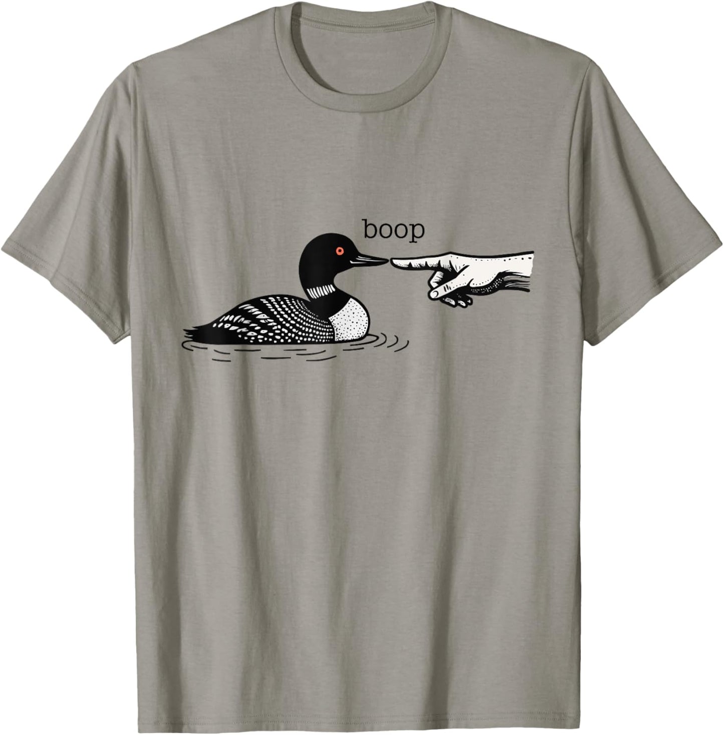 Pointing Hand Boops a Loon T-Shirt