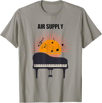 Air Supply Piano T-Shirt