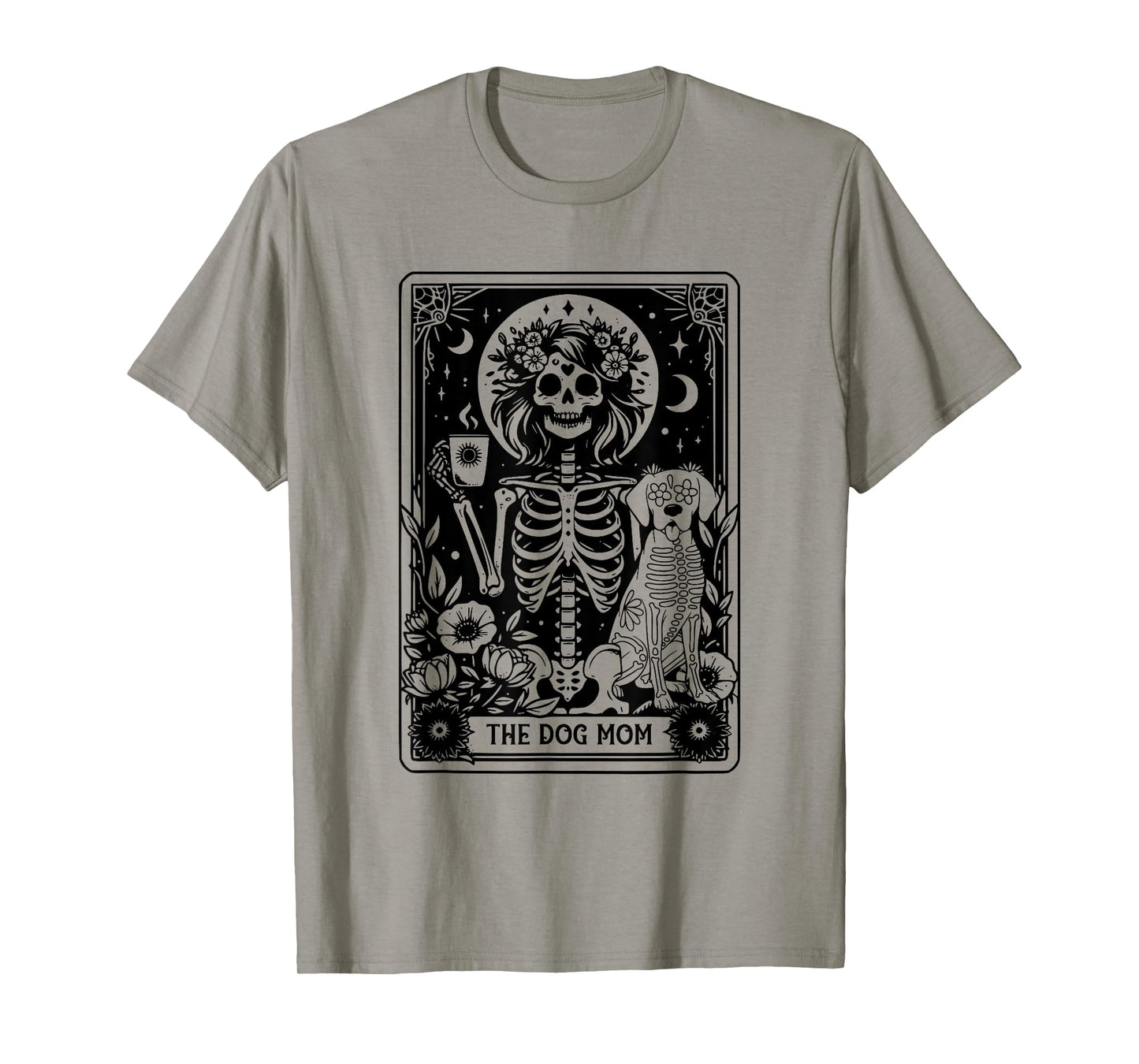 The Dog Mom Tarot Card Witchy Vibe Dog Lover Gift For Mother T-Shirt