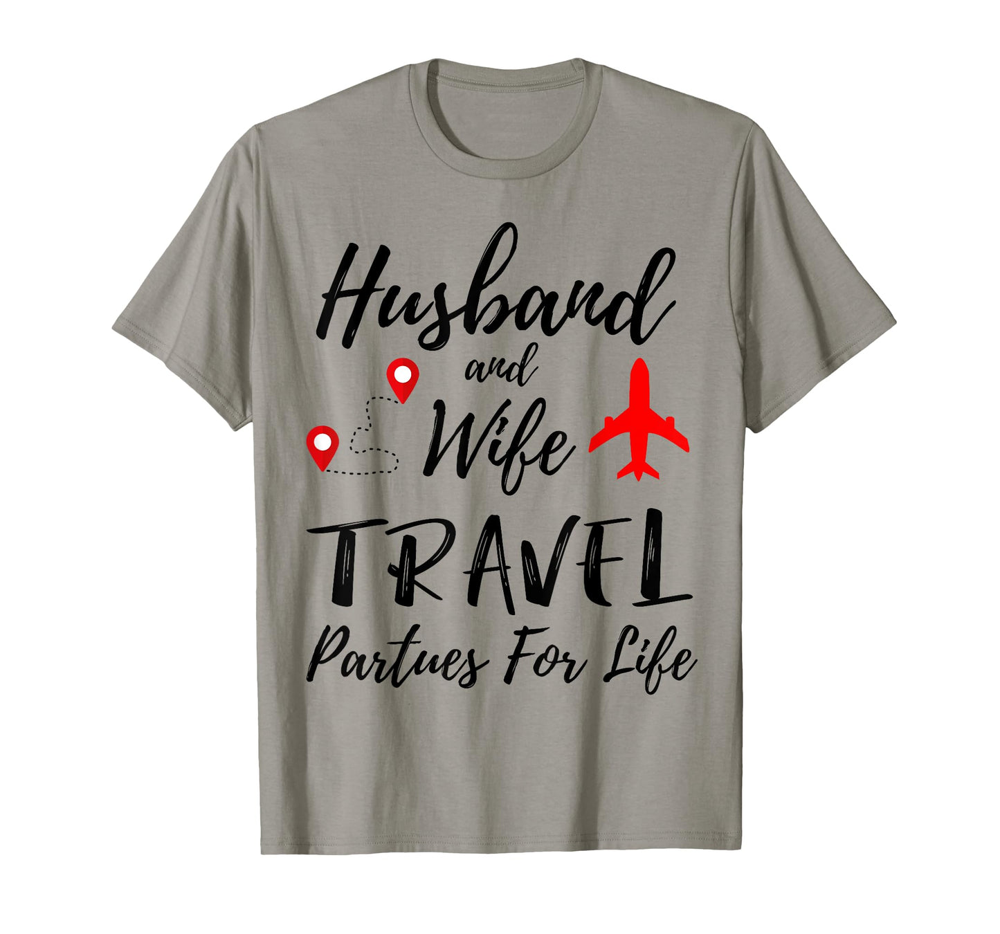 Couple Matching Husband And Wife Travel Partners For Life T-Shirt