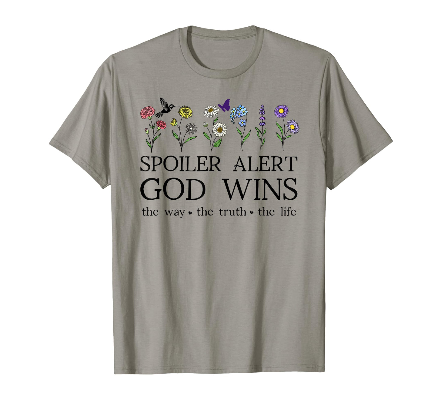 Spoiler Alert God Wins I've Read The Final Chapter Christian T-Shirt