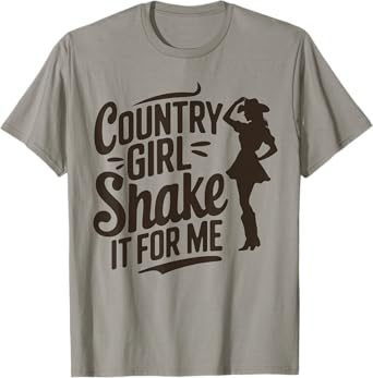 Shakes It For Me Country Music Cowgirl Vintage Western Vibes T-Shirt