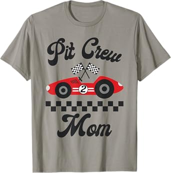 Two Fast Birthday Racing Car Mom Of The Birthday Boy Party T-Shirt