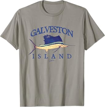 JCombs: Galveston Island, TX, Vintage Sailfish T-Shirt