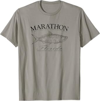 Marathon Tarpon Fishing in Monroe County Florida T-Shirt