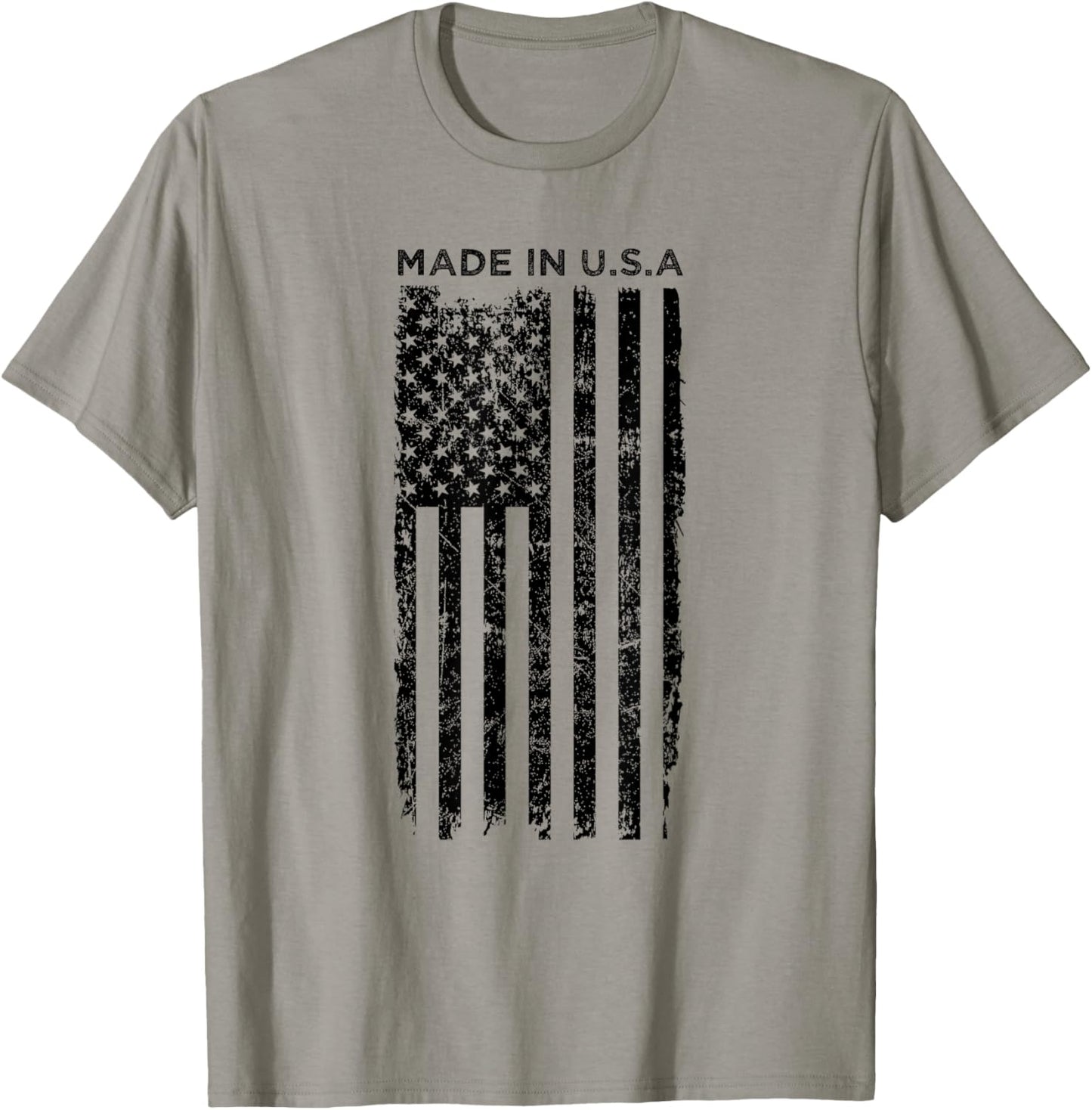 Made In USA American Flag Patriotic 4th Of July T-Shirt