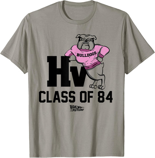 Back To The Future Hv Class Of ’84 Bulldogs Retro Vintage T-shirt by TeeBrew