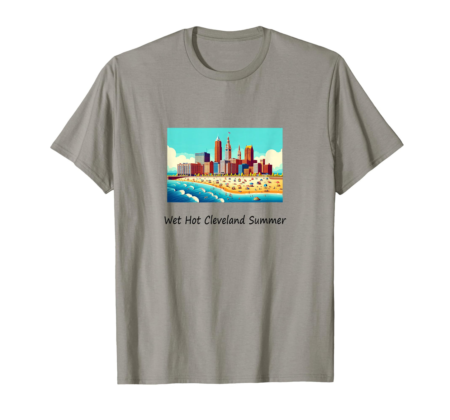 Wet Hot Cleveland Summer T-Shirt for Men Women Kids