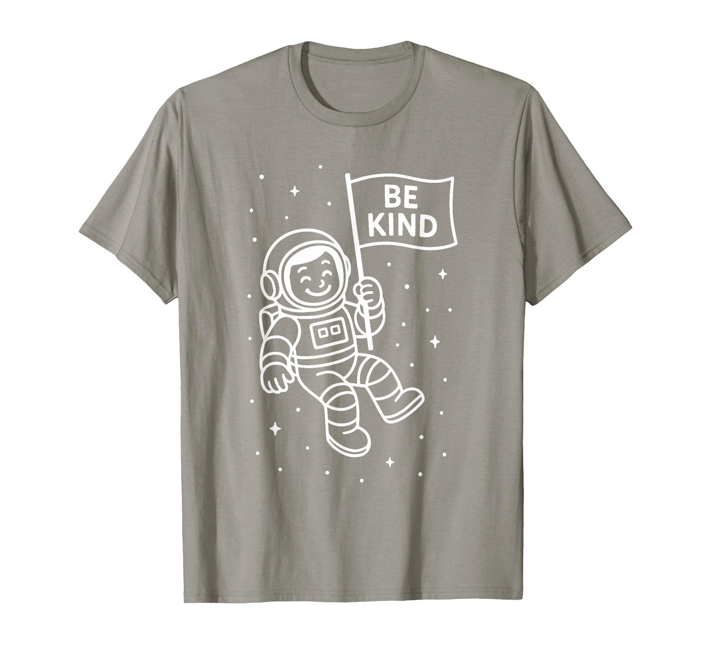Funny Astronaut Be Kind Orange Unity Day End Bullying T-Shirt