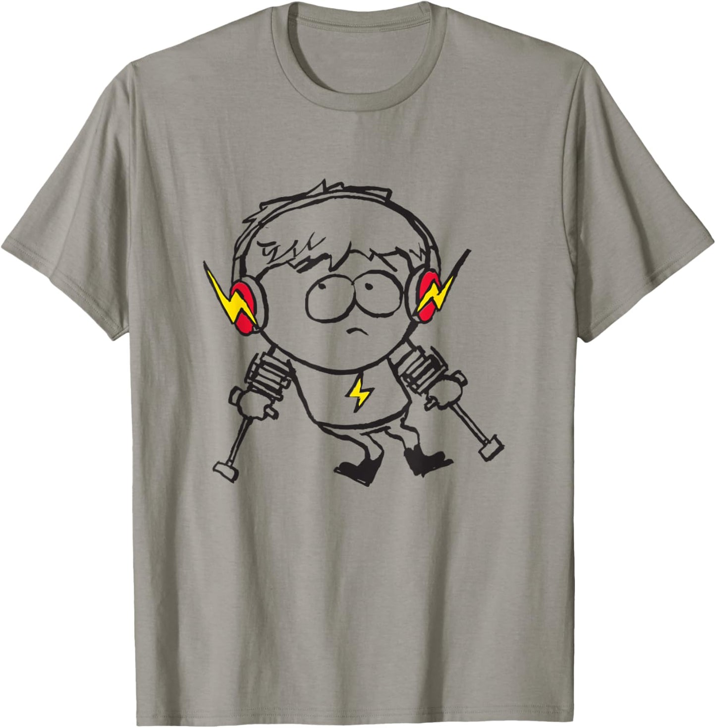 South Park Fast Jimmy Line Art Retro Style T-shirt for Fans Men Women by TeeBrew