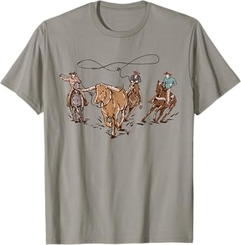 Country Rodeo Cowgirl Western Texas Wild West Vintage Cowboy T-Shirt