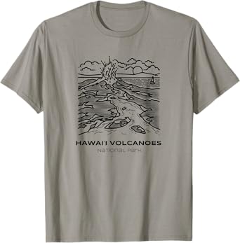 Vintage Hawai'i Volcanoes National Park Hike T-Shirt