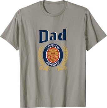 Miller Dad A Fine Man And Patriot Fathers Day Shirt T-Shirt