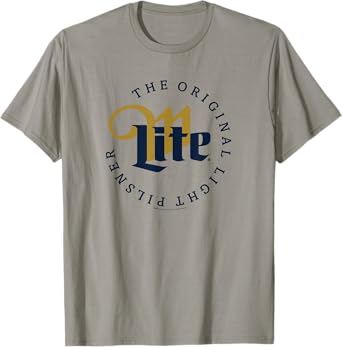 Coors Miller Lite Original Light Pilsner Design T-Shirt