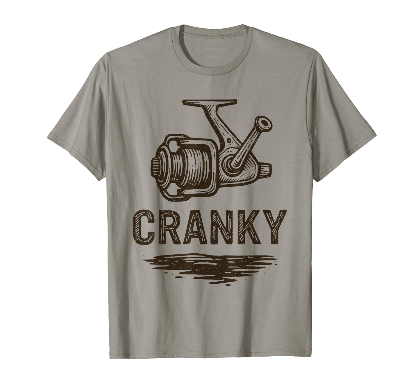 Cranky Funny Fishing Gifts Fishing Day T-Shirt
