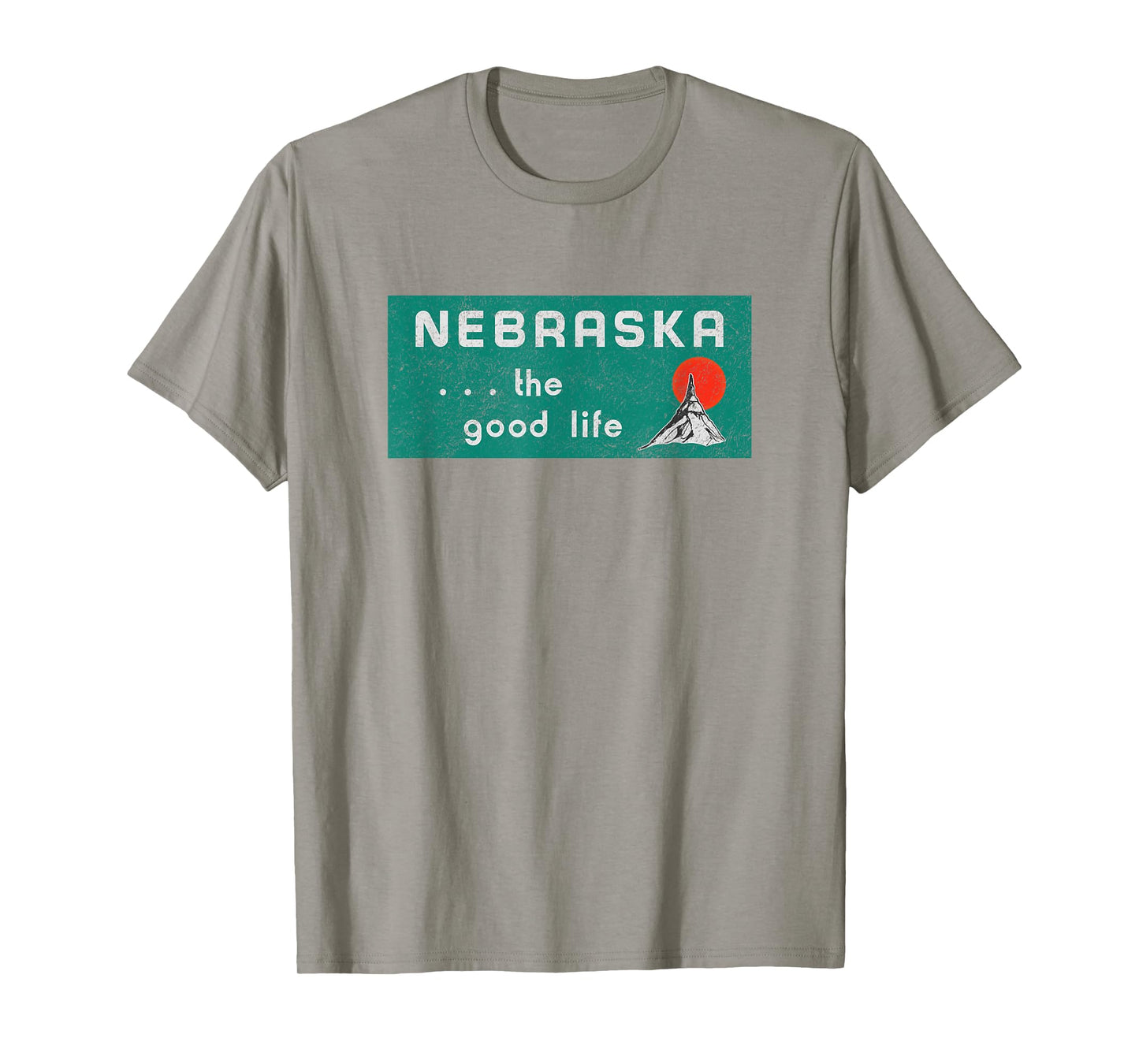 Nebraska The Good Life Vintage Distressed T-Shirt