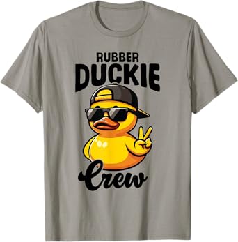 Rubber Duckie Crew Cool Duckling Yellow Rubber Duck T-Shirt