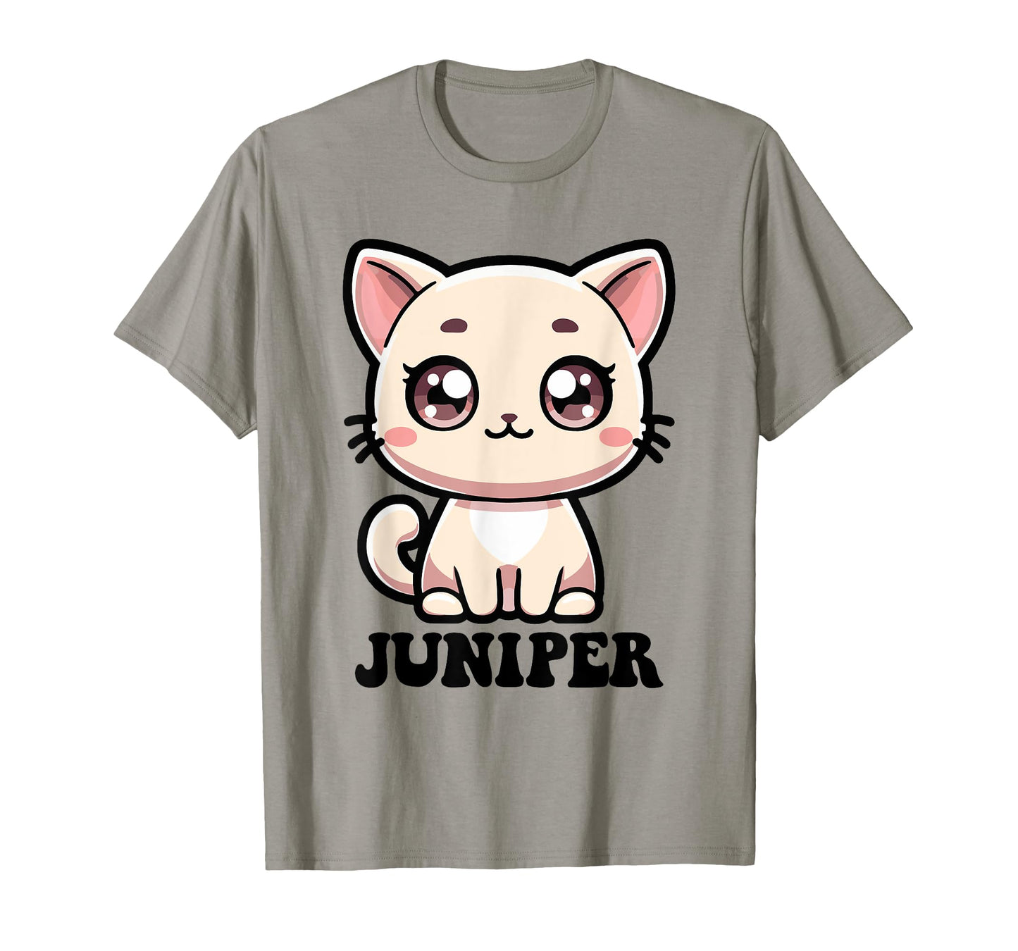 Juniper Cute Kitty Cat Design for Girls Name Juniper T-Shirt
