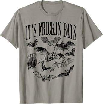 Vintage It's Frickin Bats, Funny and Spooky Halloween Bats T-Shirt