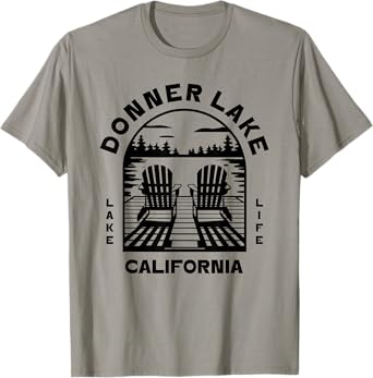 Donner Lake California Outdoors Vintage T-Shirt
