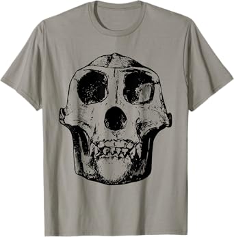 Neanderthal Skull Anthropologist T-Shirt