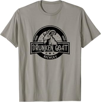 The Drunken Goat Brewery Novelty T-Shirt