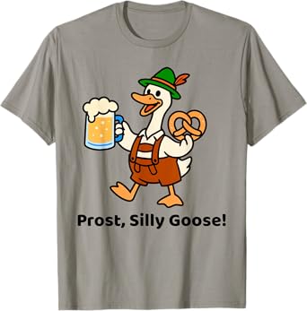 German Silly Goose Sasquatch Beer Lederhose Oktoberfest T-Shirt