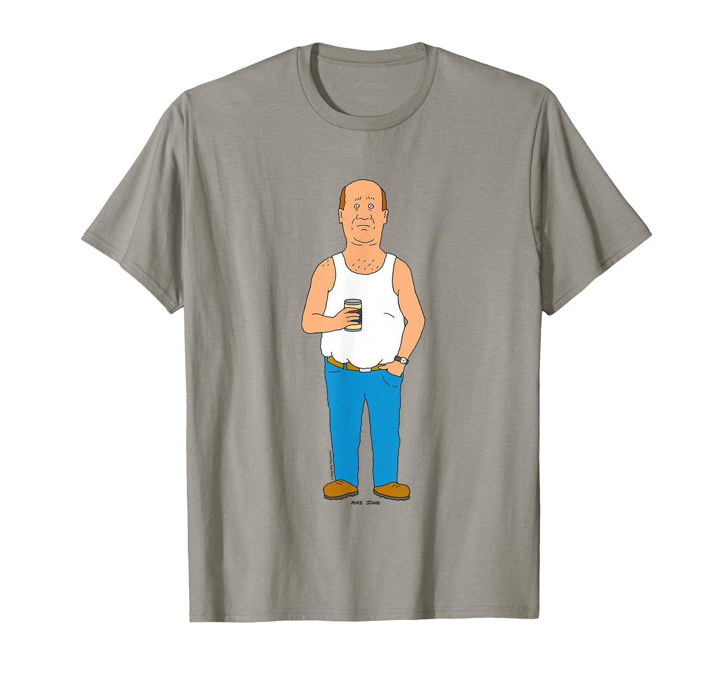 King Of The Hill Iconic Bill Dauterive Big Chest Portrait T-Shirt