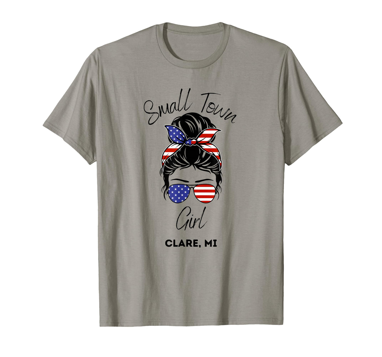 Fife Life Clare Michigan MI Girl Up North T-Shirt
