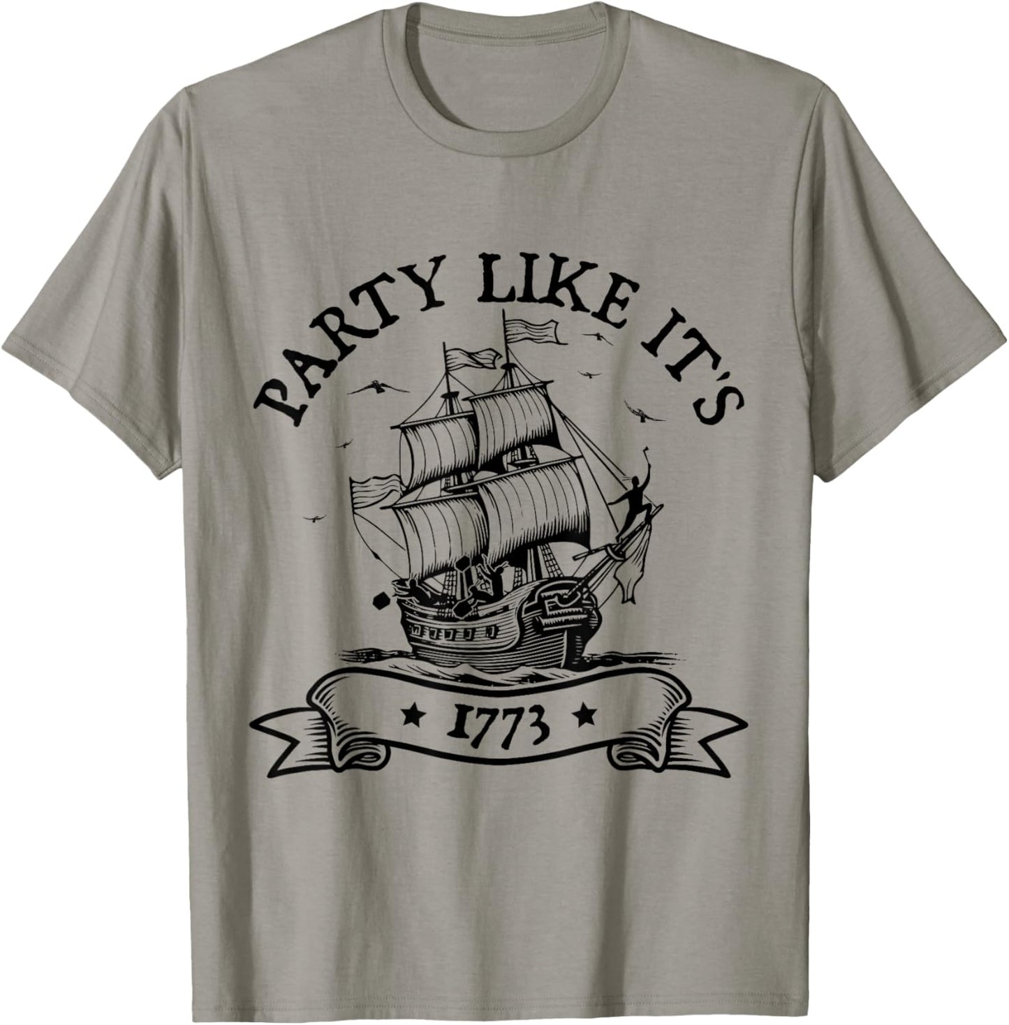 Party Like it's 1773 Boston Tea Funny American History Joke T-Shirt