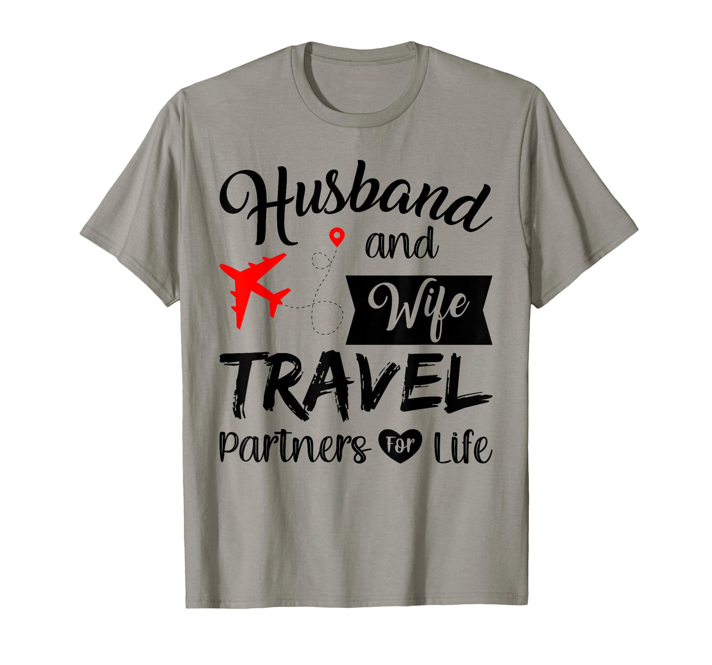 Couple Matching Husband And Wife Travel Partners For Life T-Shirt