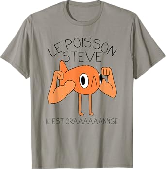 Funny Fish Le Poisson Steve for Kids women T-Shirt