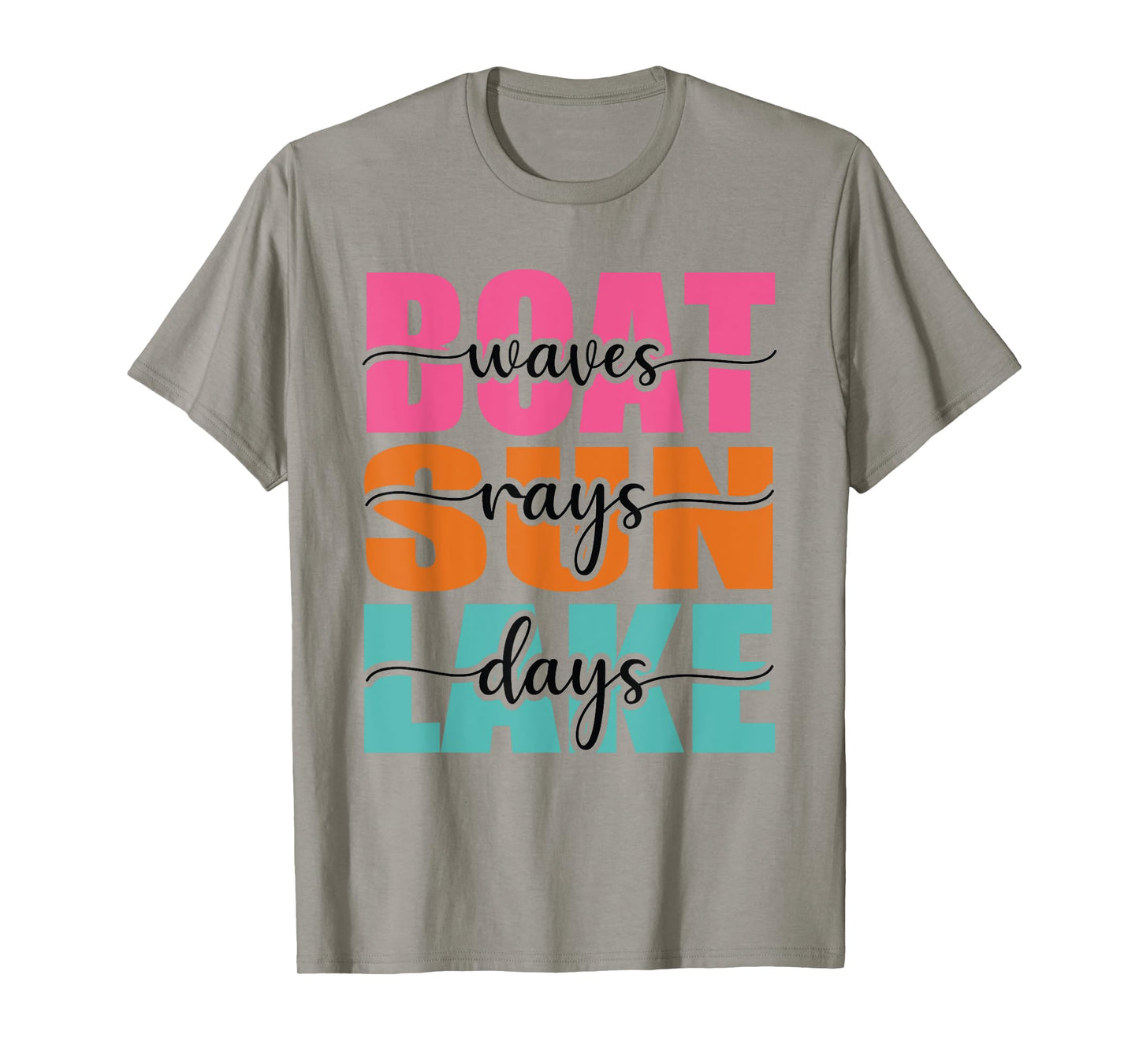 Lake Life Boating Adventures & Mountain Wilderness T-Shirt
