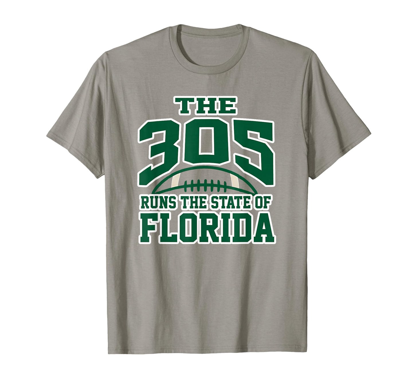 305 Miami Area Code Runs The State of Florida Pride Apparel T-Shirt
