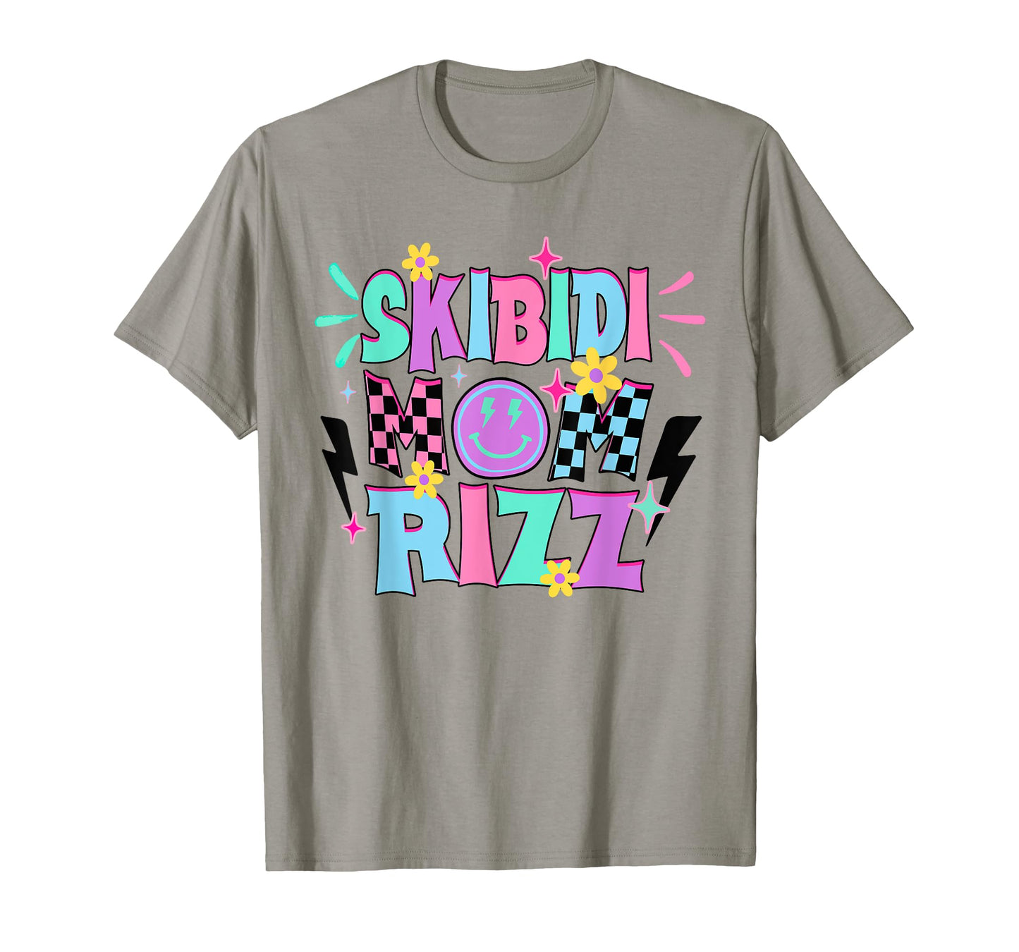 Skibidi Mom Rizz Mother's Day Middle School Mom Women T-Shirt