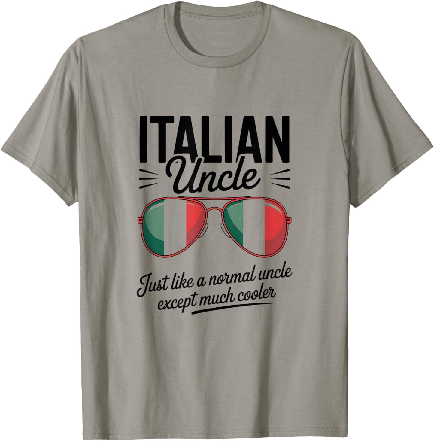 Cool Italian Uncle Family Pride Italy Heritage Humor T-Shirt
