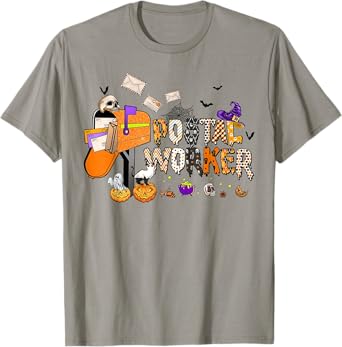 Funny Postal Worker Halloween Costume Mail Lady Post Office T-Shirt