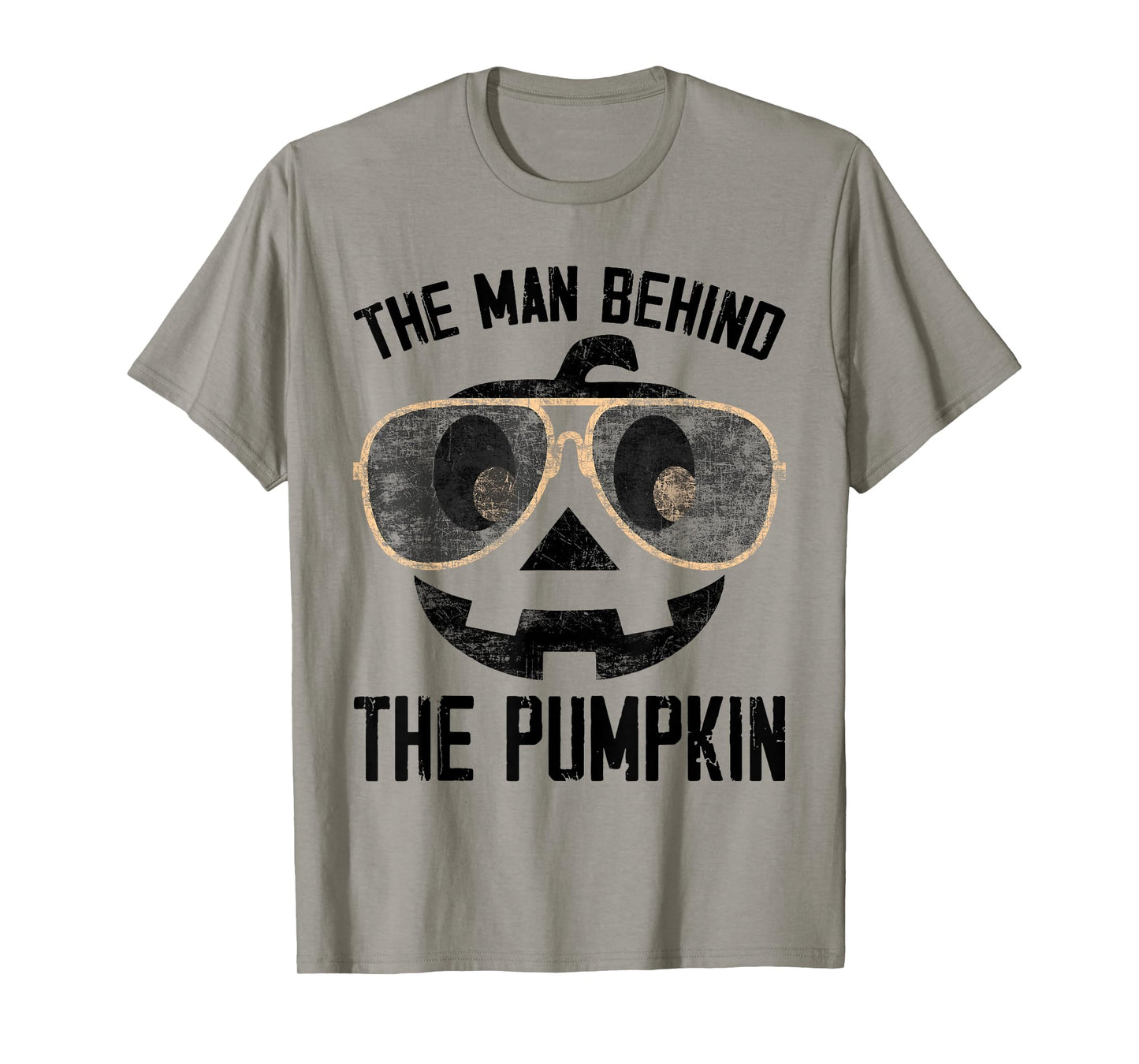 The Man Behind The Pumpkin New Baby Shower Dad Halloween T-Shirt