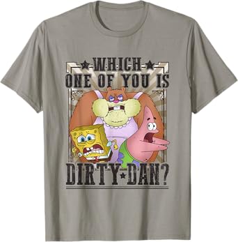 SpongeBob SquarePants Which One Of You Is Dirty Dan? Vintage T-Shirt