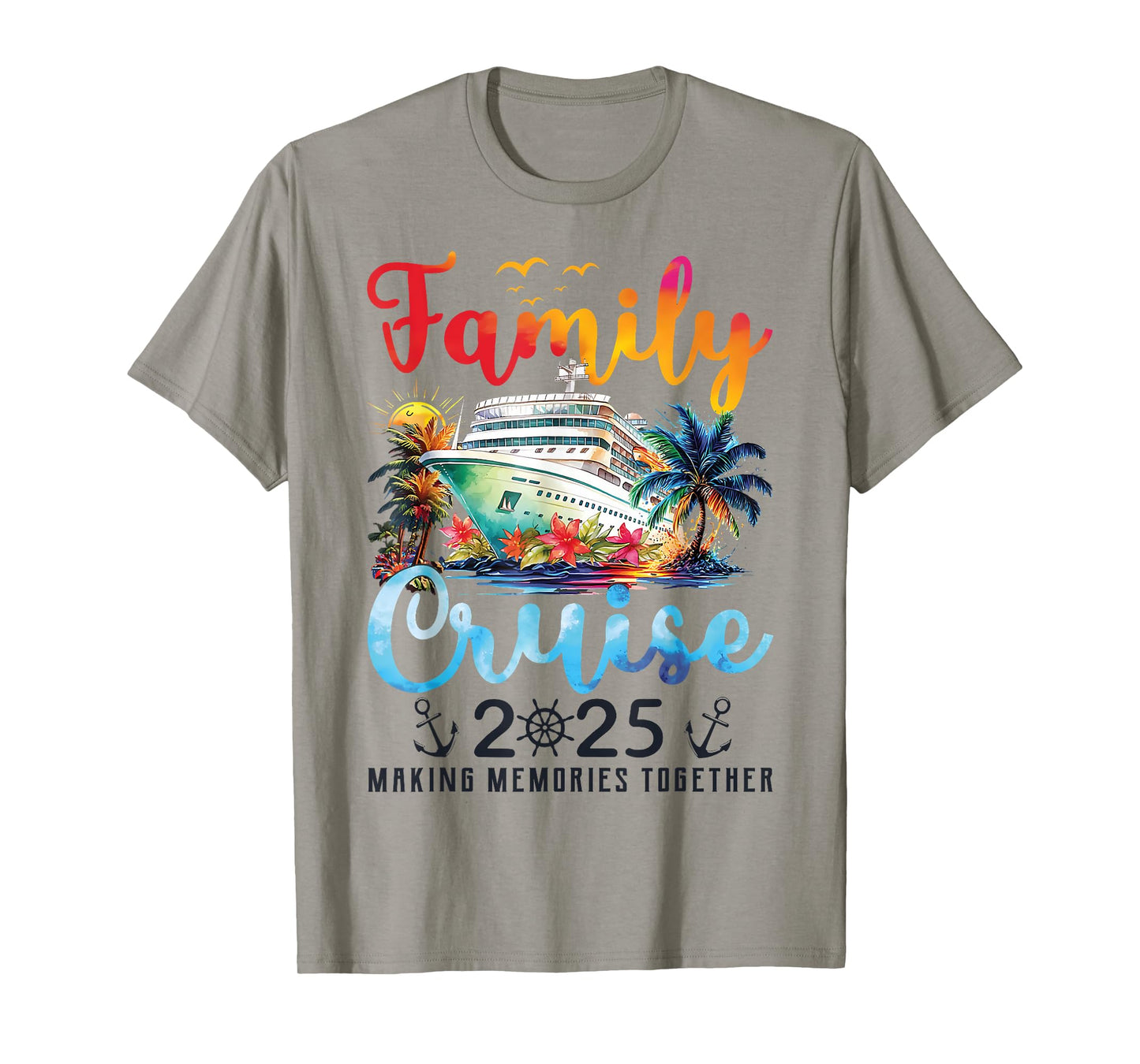Cruise Squad 2025 Family Group Matching Summer Vacation T-Shirt