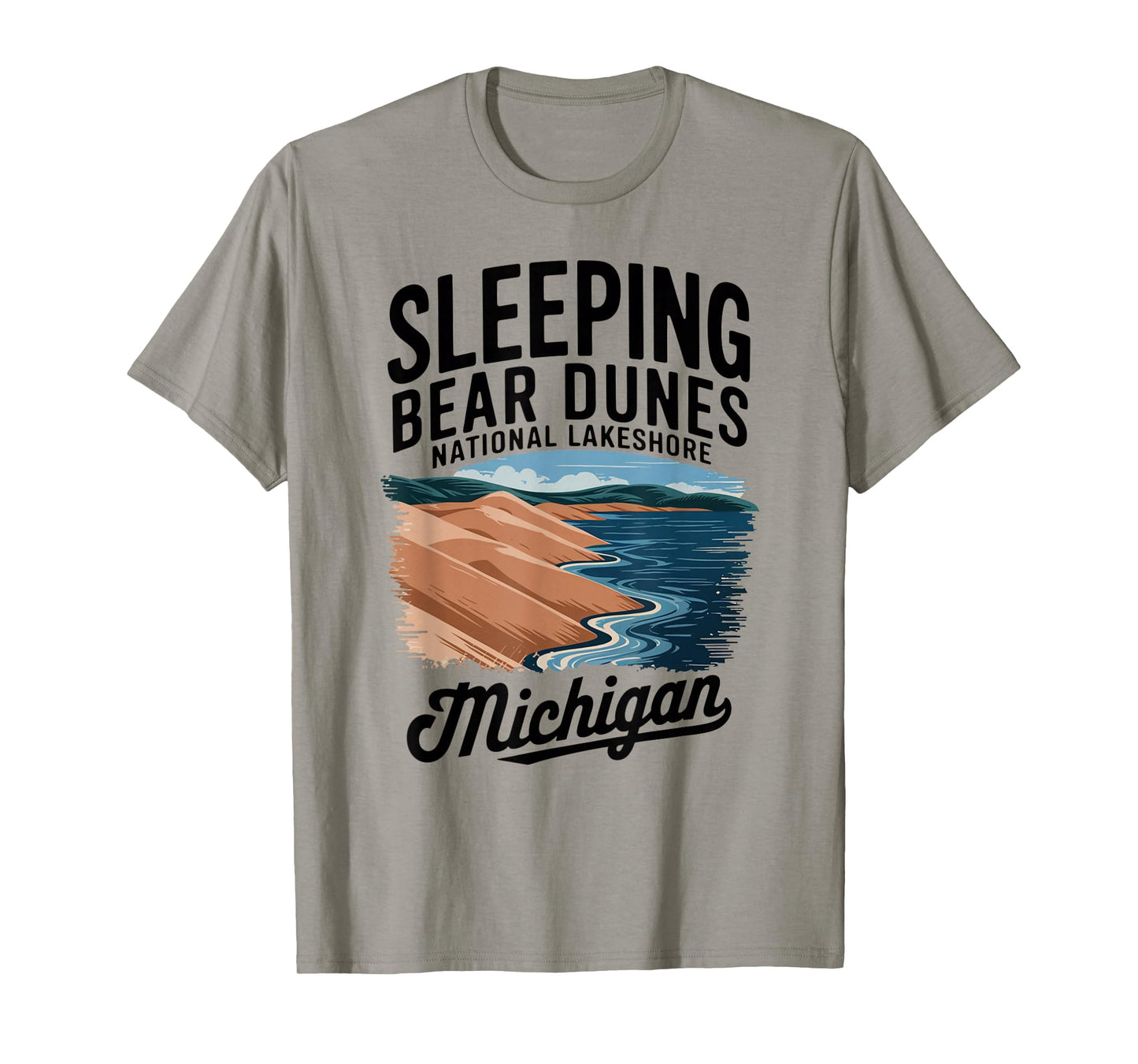 Explore Michigan's Iconic Sleeping Bear Dunes T-Shirt